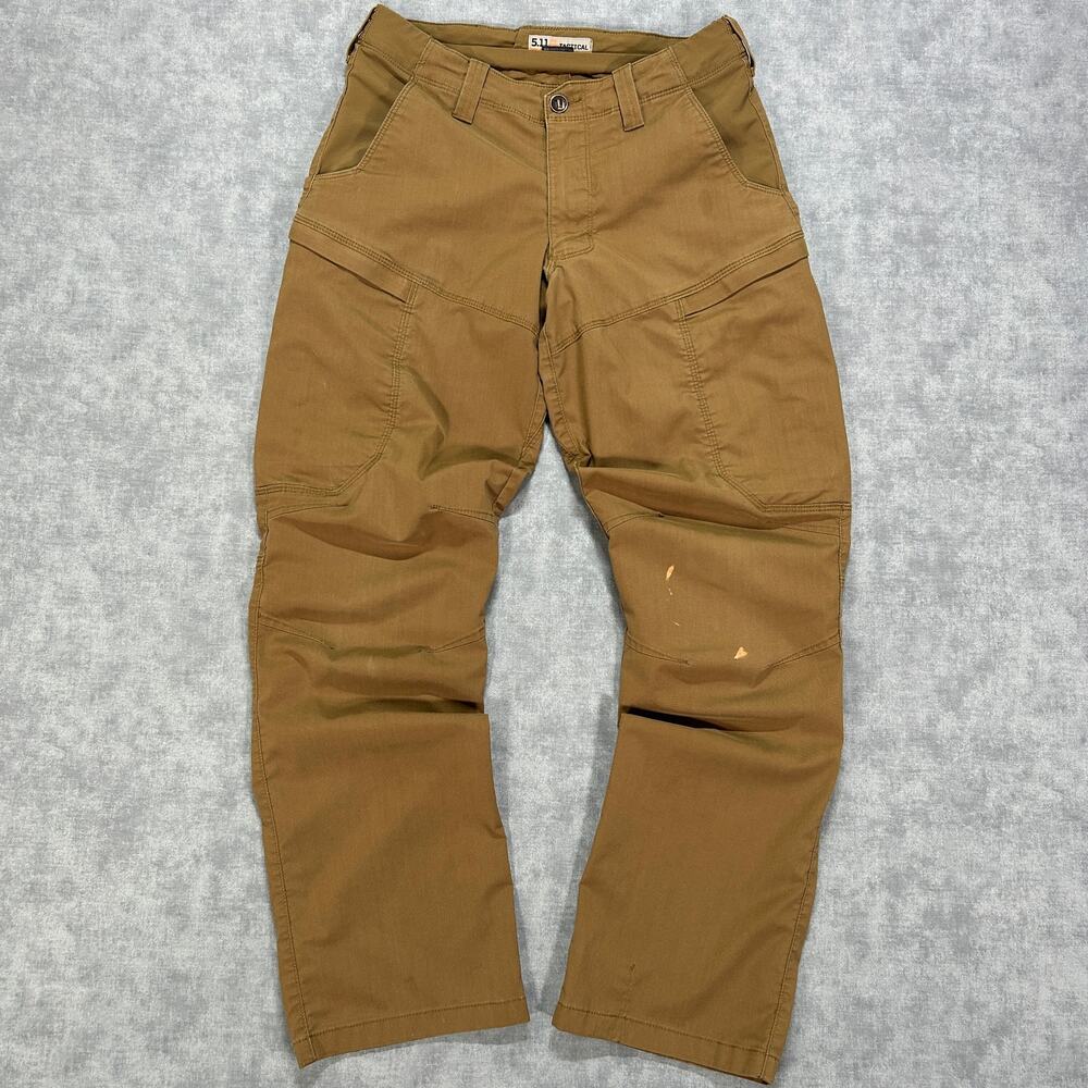 5.11 Tactical APEX Pants 74434 Mens 30x32 Khaki Brown Flex-Tac Cargo Utility